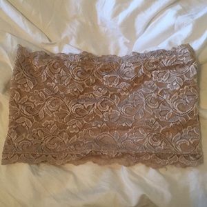 Tan Lace Bandeau!